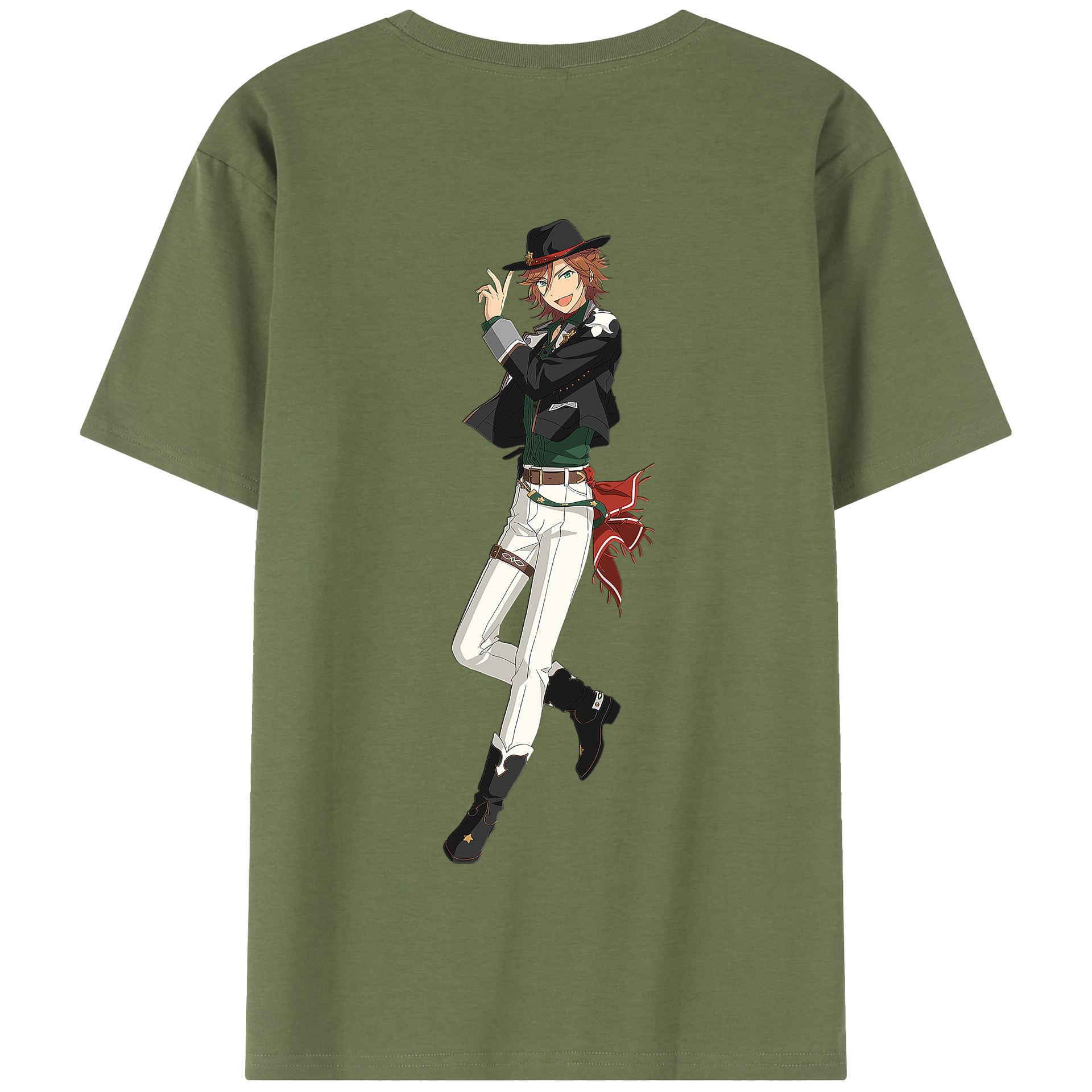（画像用） あんさんぶるスターズ! Ensemble Stars 綿100％半袖Tシャツ（背面プリント）